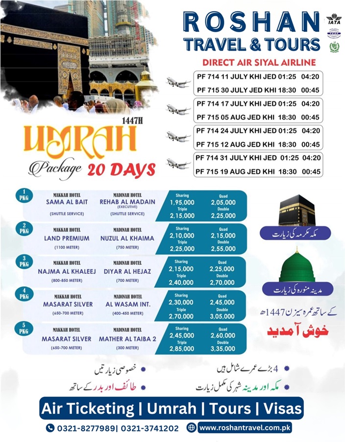 Latest Umrah Packages 2025