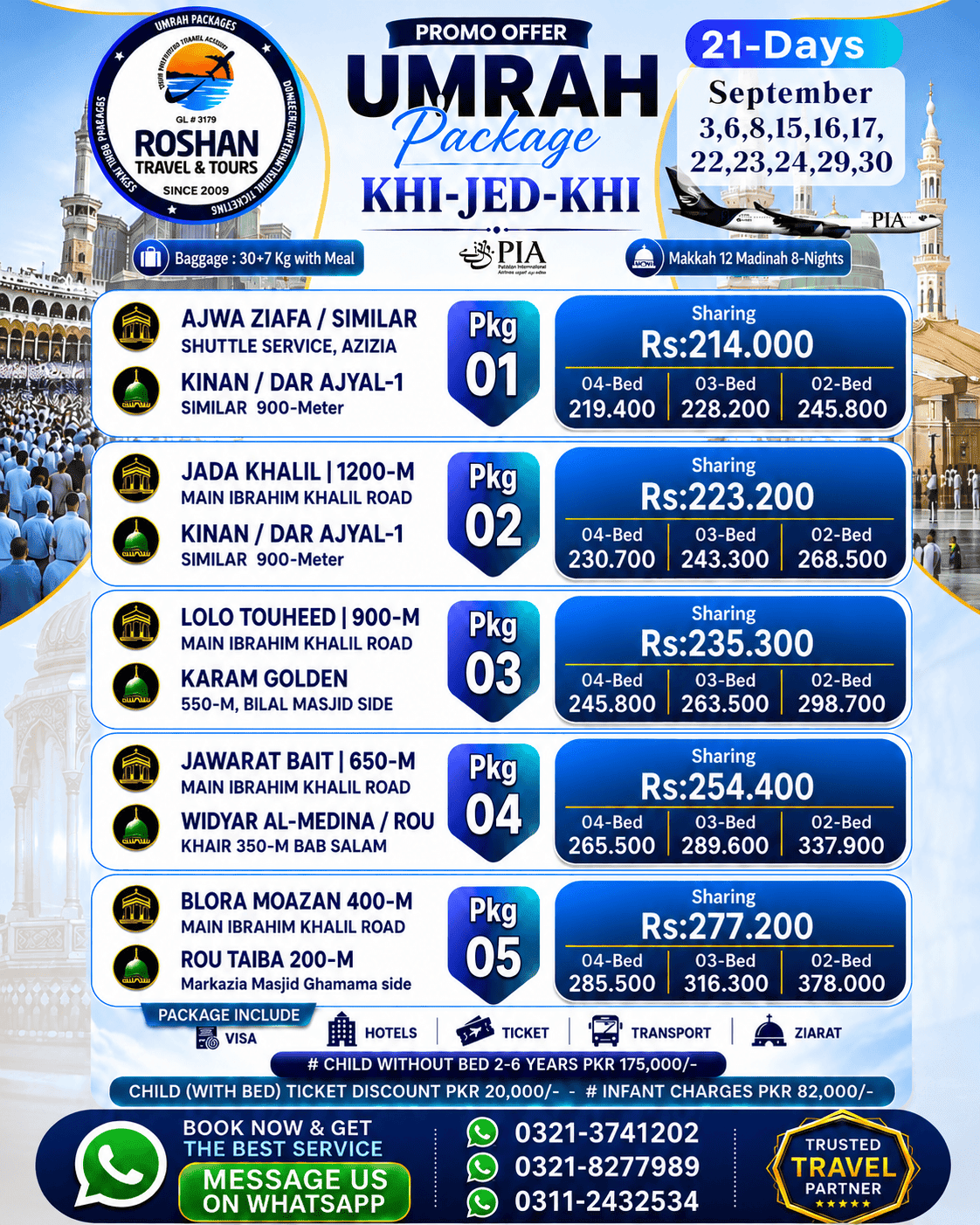 Roshan Umrah Promo SEPTEMBER